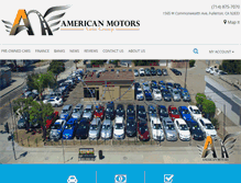 Tablet Screenshot of americanmotors-oc.com
